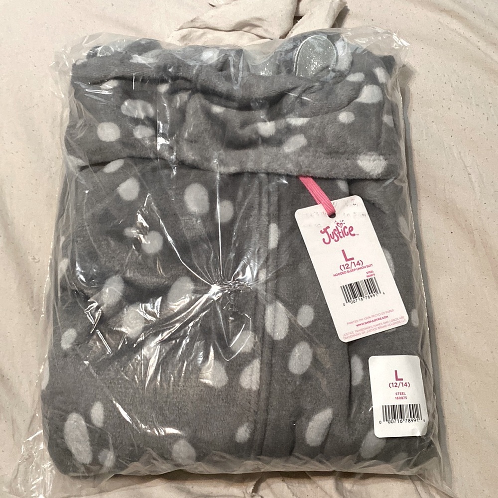 🌸Justice🌸 Footless onesie pajama!